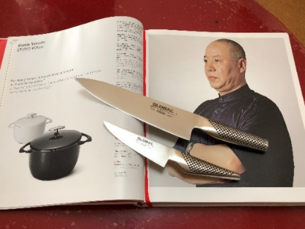 工業デザイナー「山田耕民」デザインの グローバルナイフ（一体型包丁シリーズ）